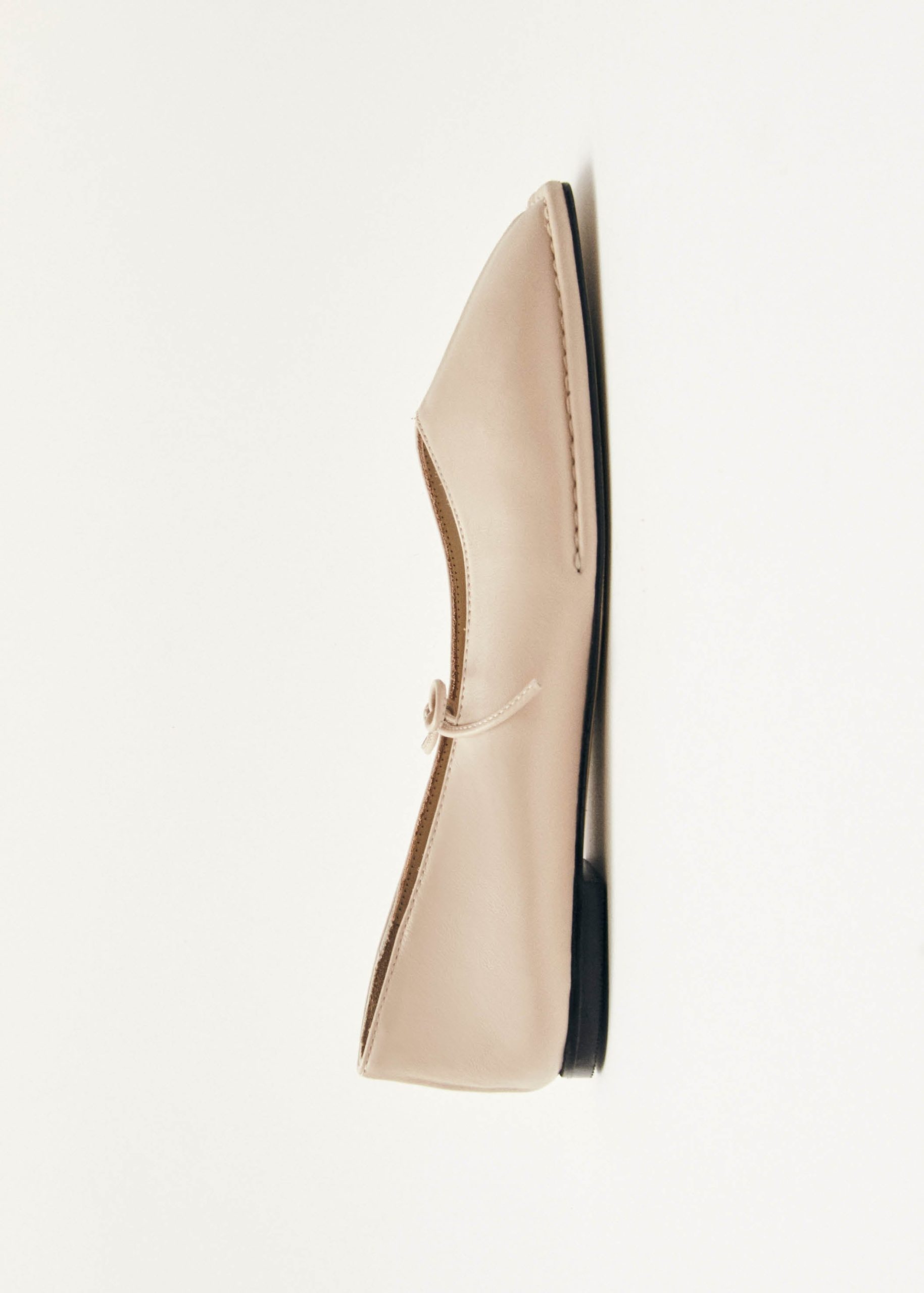 Sway Cream Leather Ballet Flats - Image 5