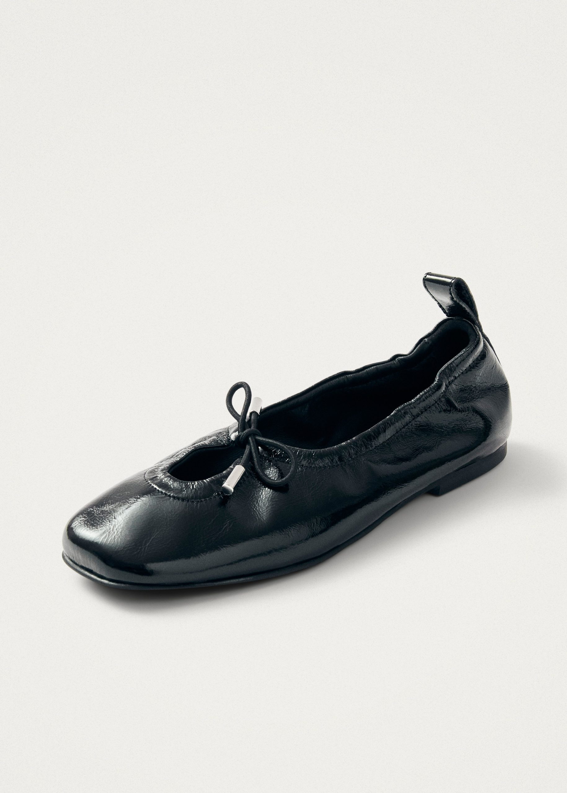 Rosalind Black Patent Leather Ballet Flats - Image 5