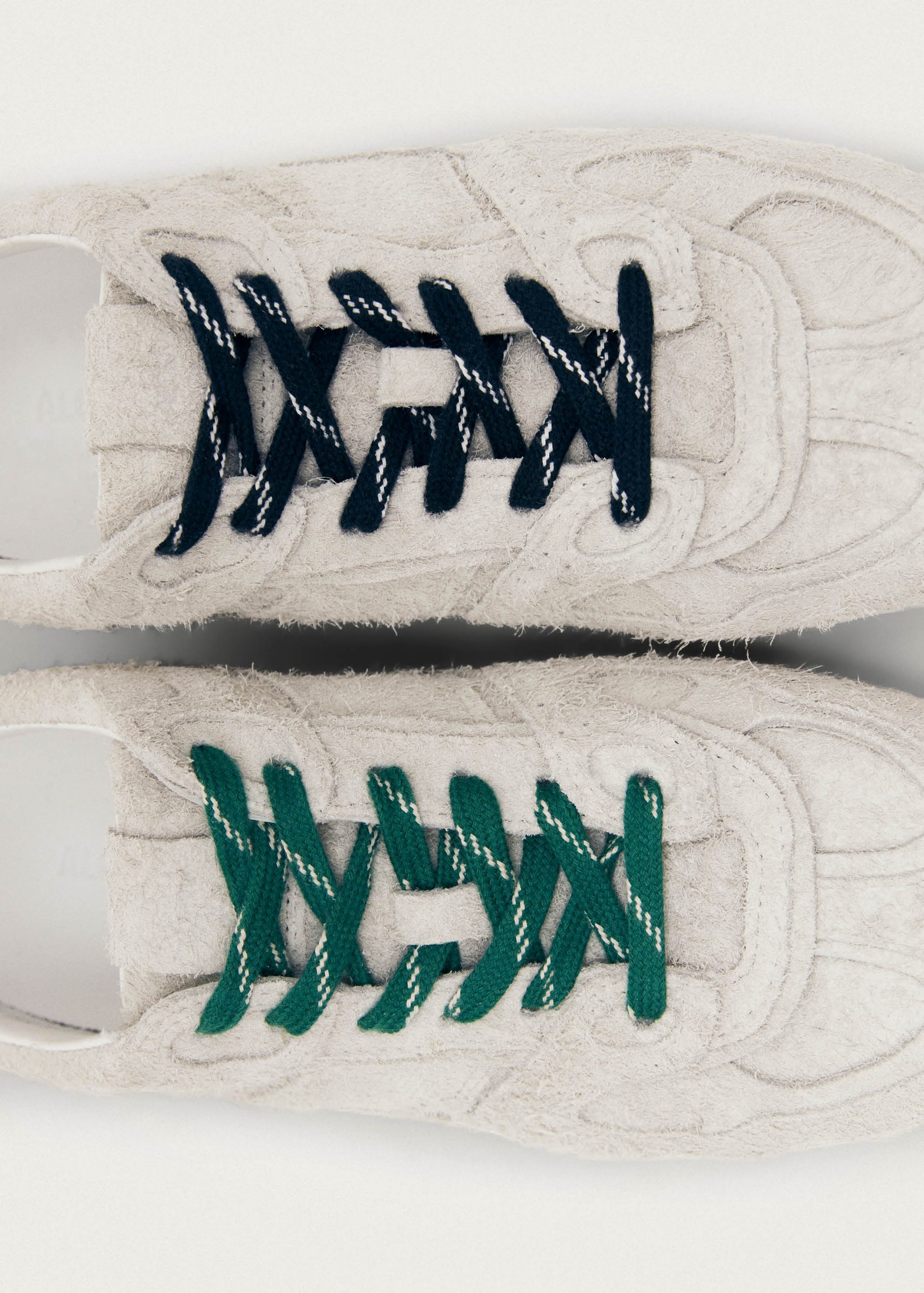 Tb.56 Suede Fuzzy Light Grey Leather Sneakers - Image 7