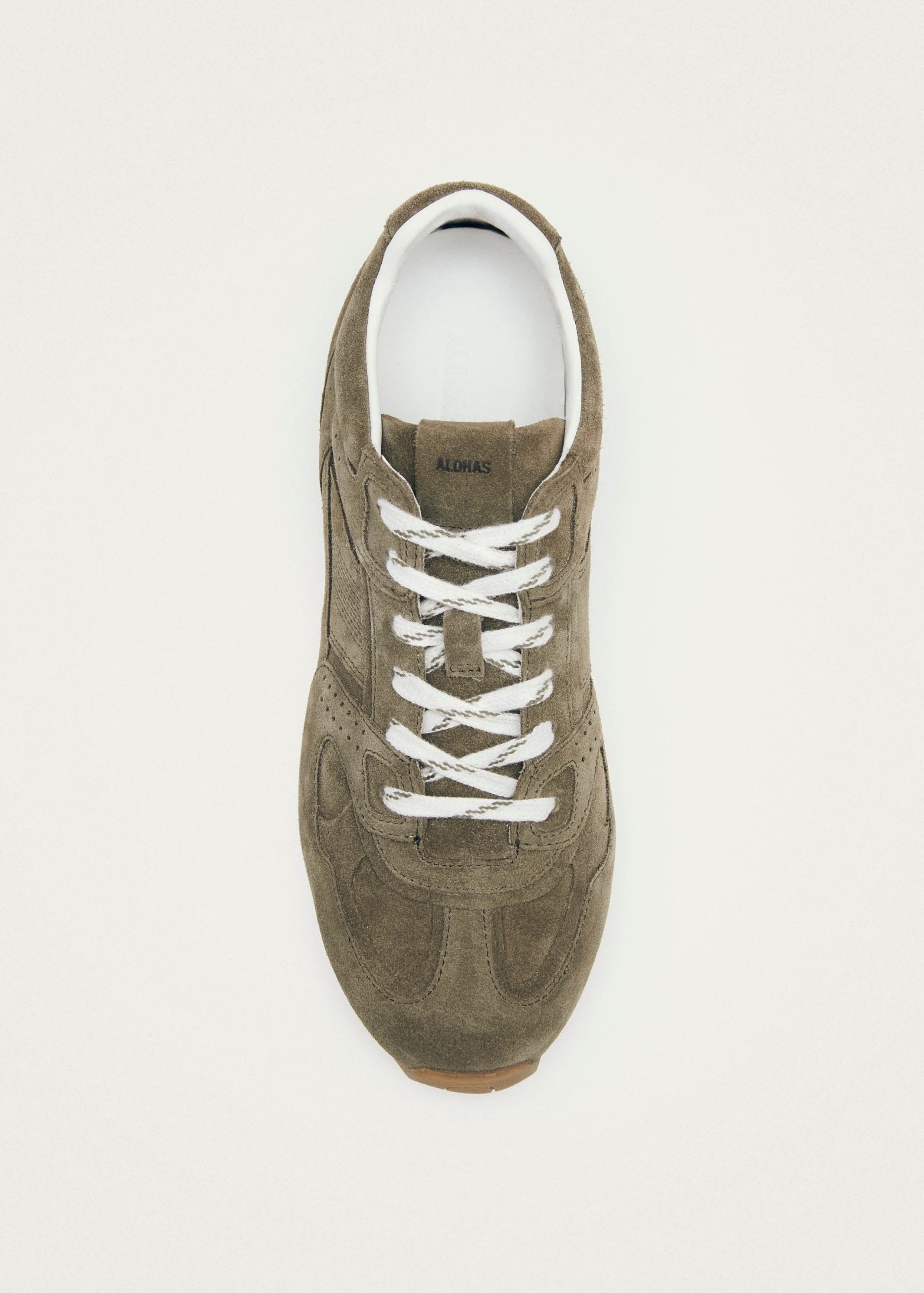 Tb.56 Suede Khaki Leather Sneakers - Image 4