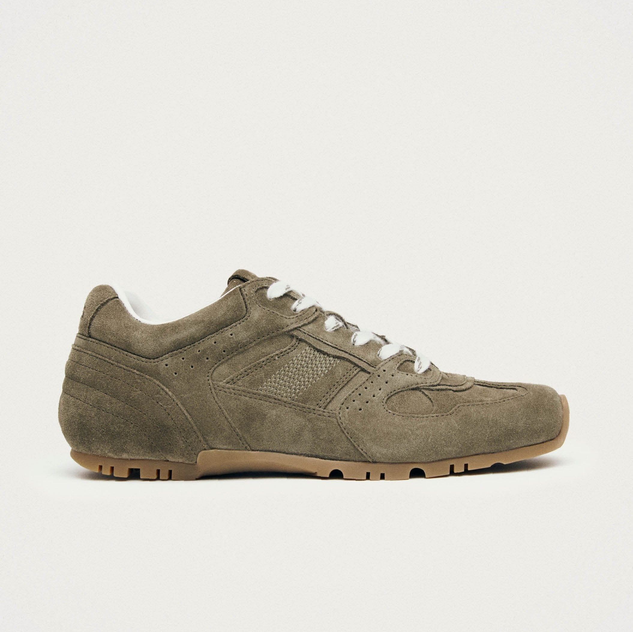Tb.56 Suede Khaki Leather Sneakers - Image 3