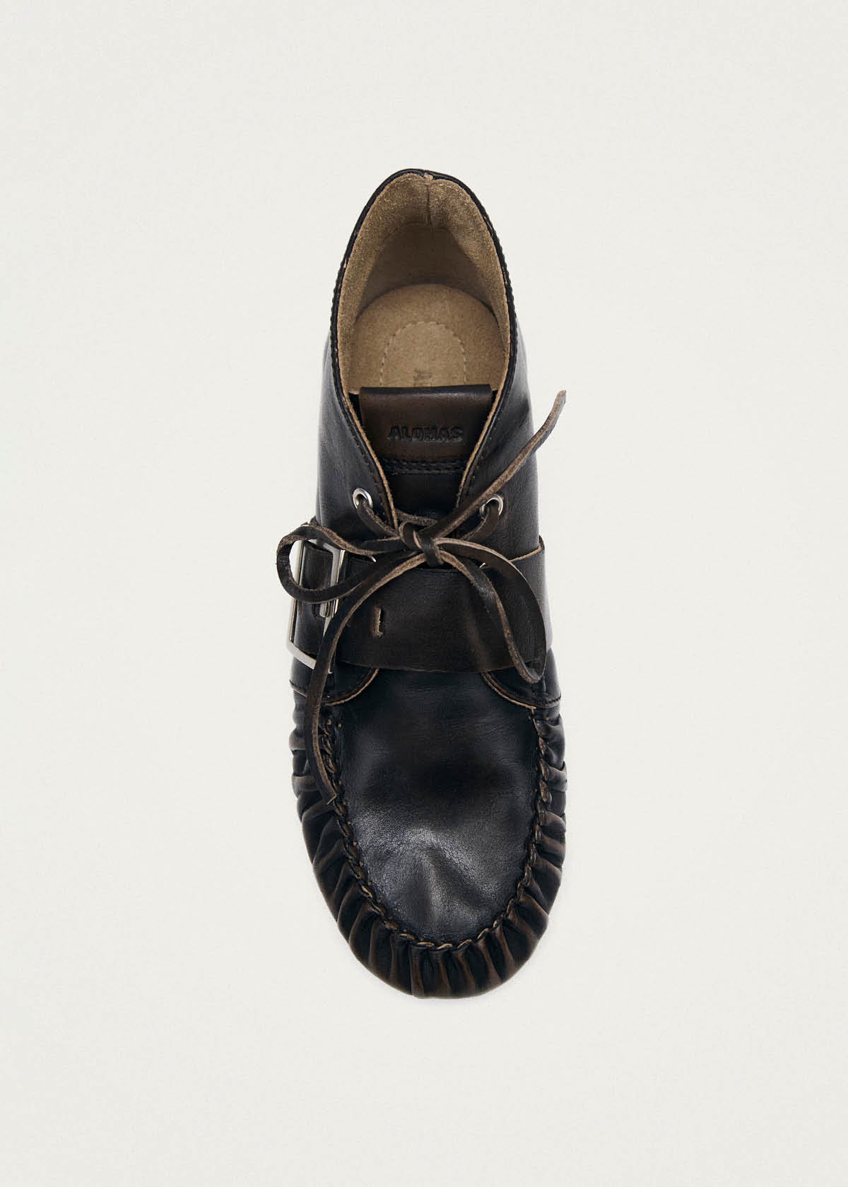 Bark Brushed Brown Leather Loafers - Image 5