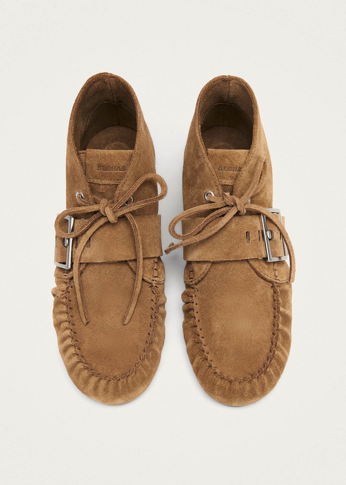 Bark Suede Tan Leather Loafers - Image 7
