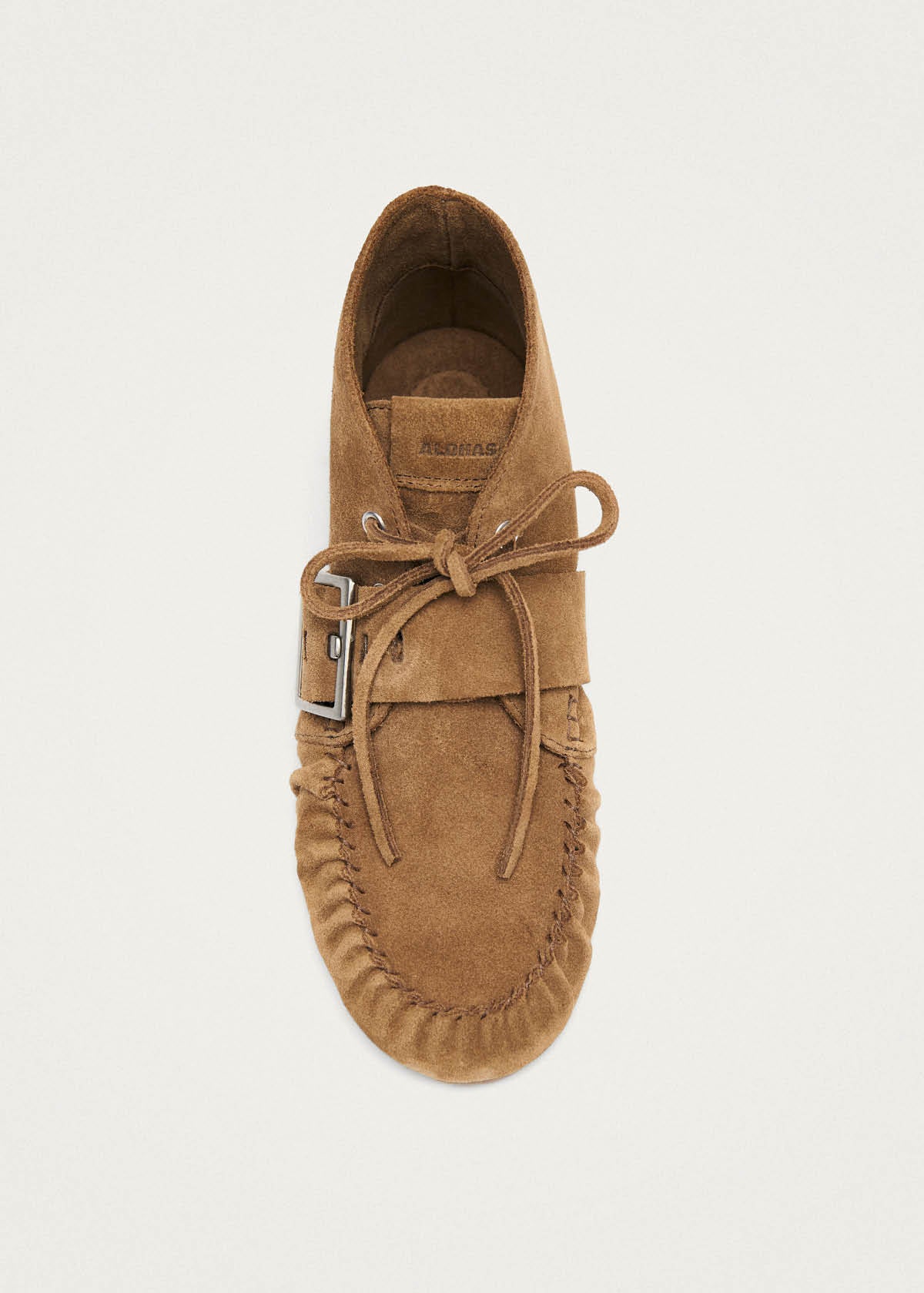 Bark Suede Tan Leather Loafers - Image 5