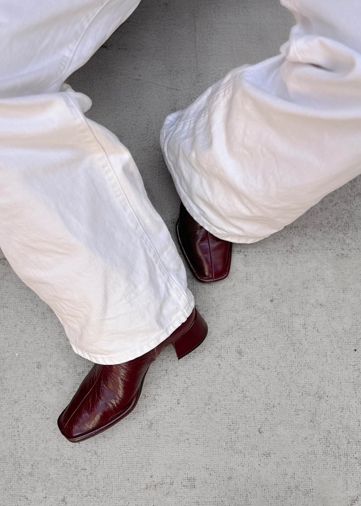 Berlin Rift Burgundy Leather Ankle Boots - Image 2
