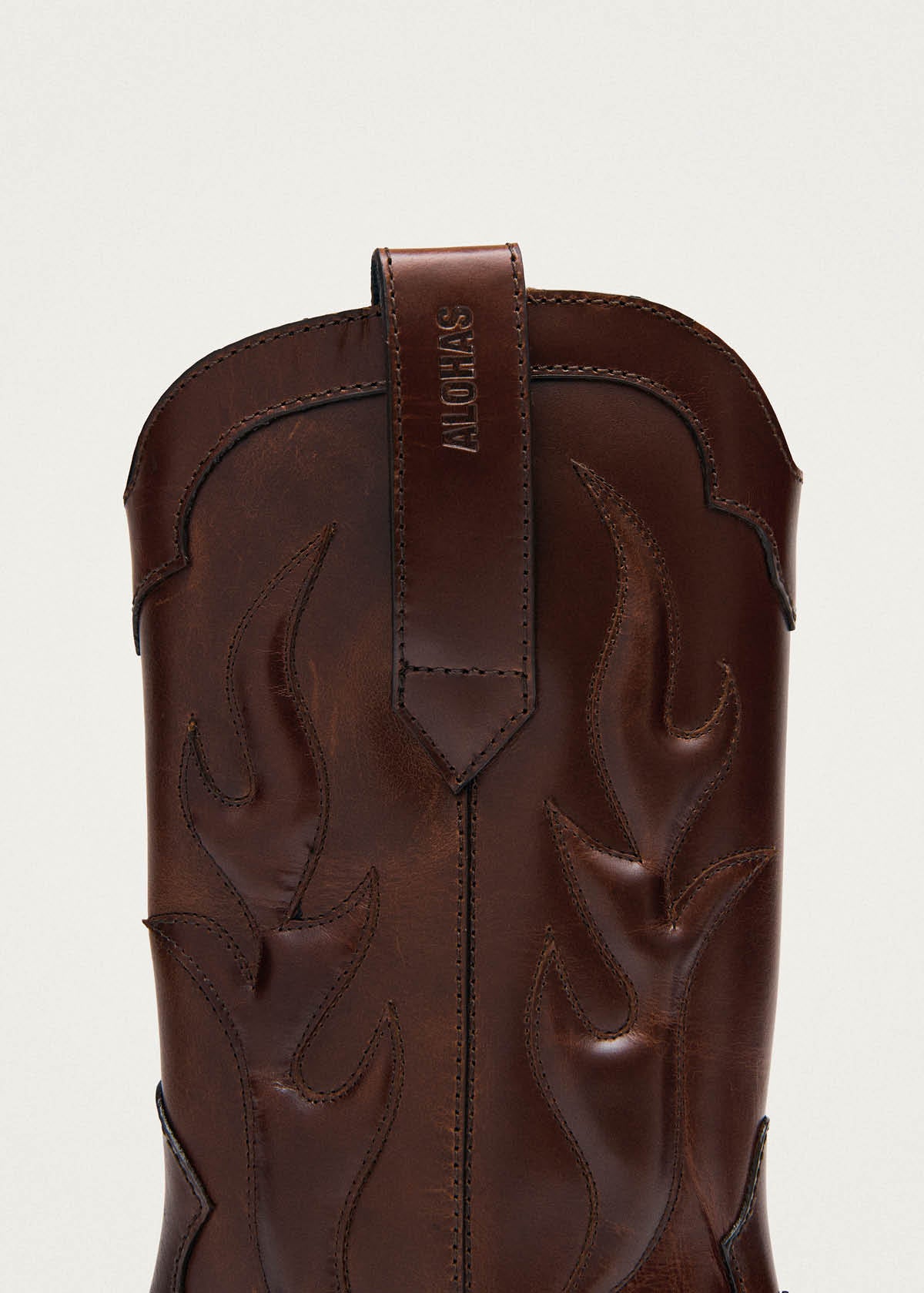 Calyx Brushed Brown Leather Boots - Image 4