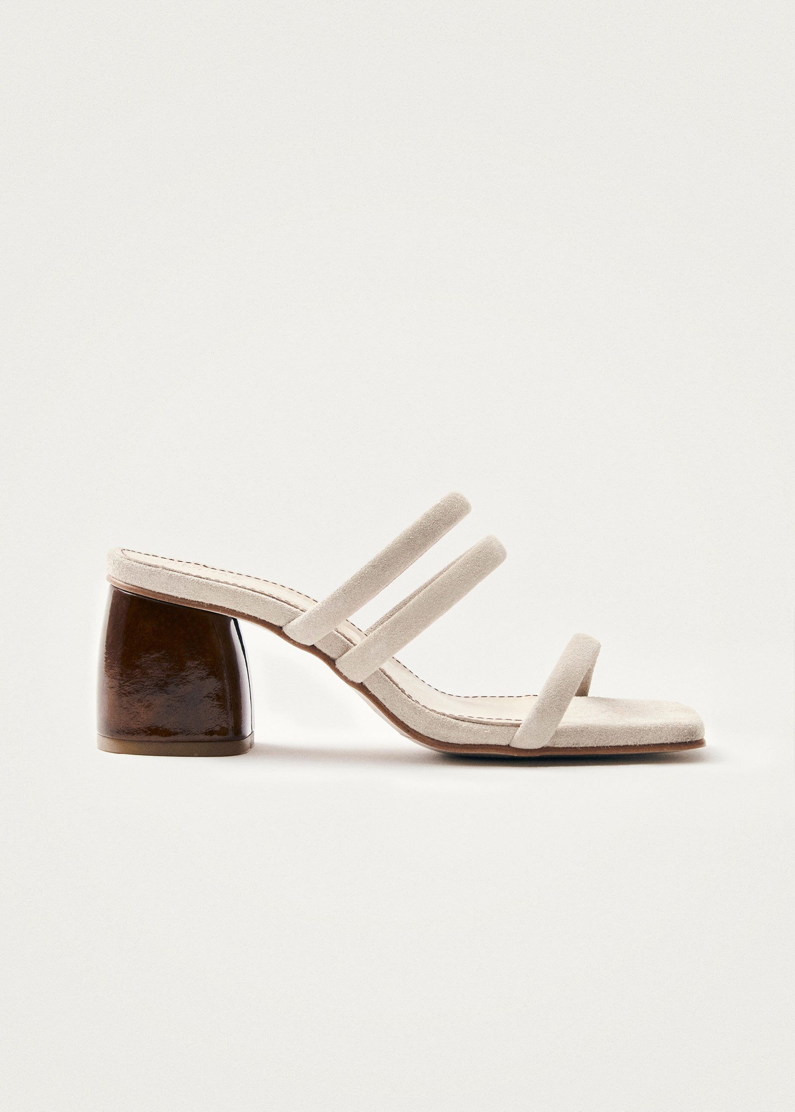 Indiana Stone Beige Leather Sandals