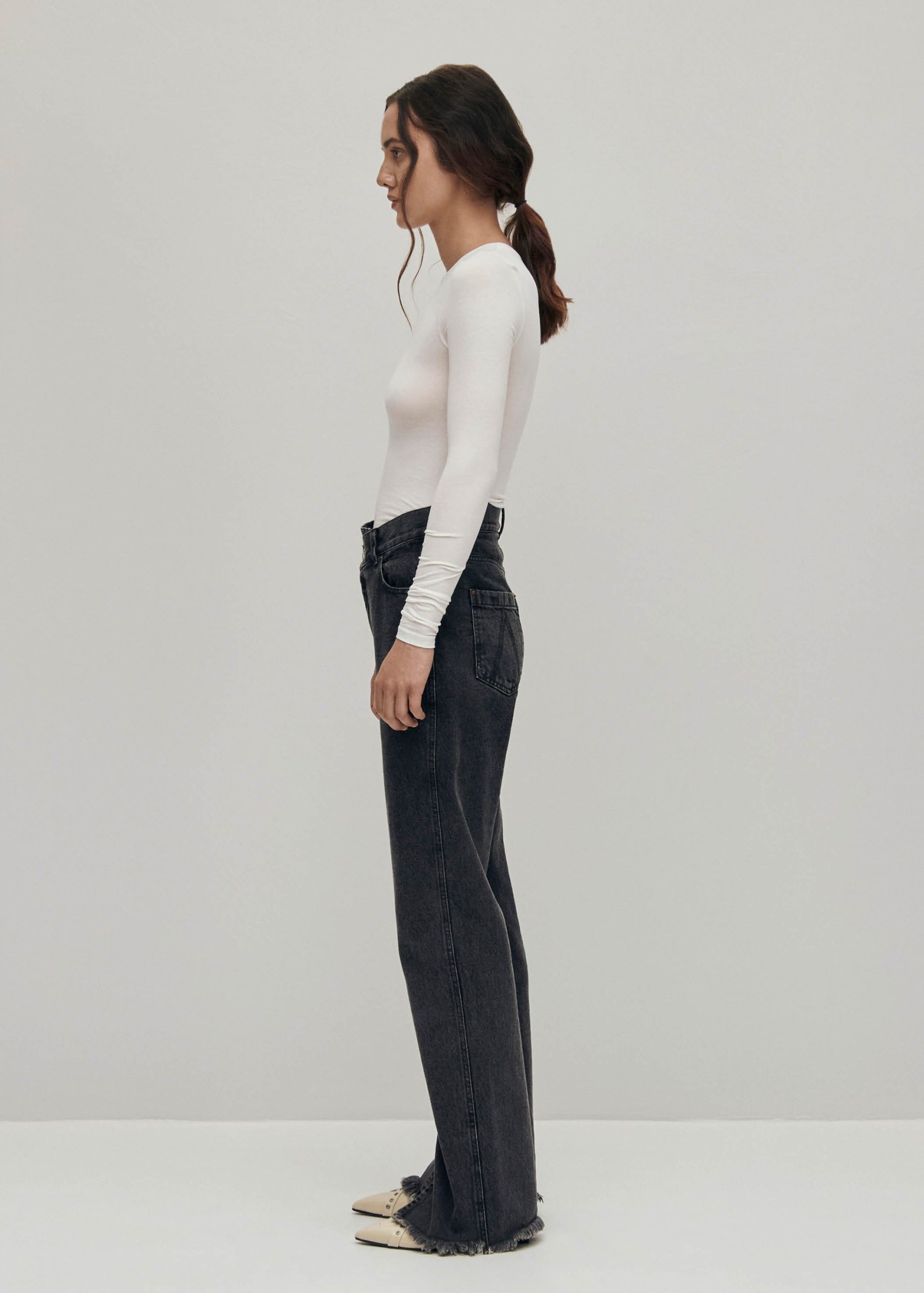 Kansas Black Denim Pants - Image 5