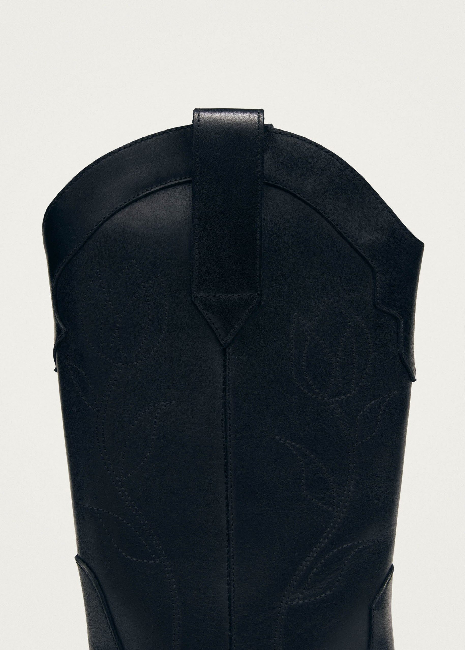 Liberty Black Leather Boots - Image 7