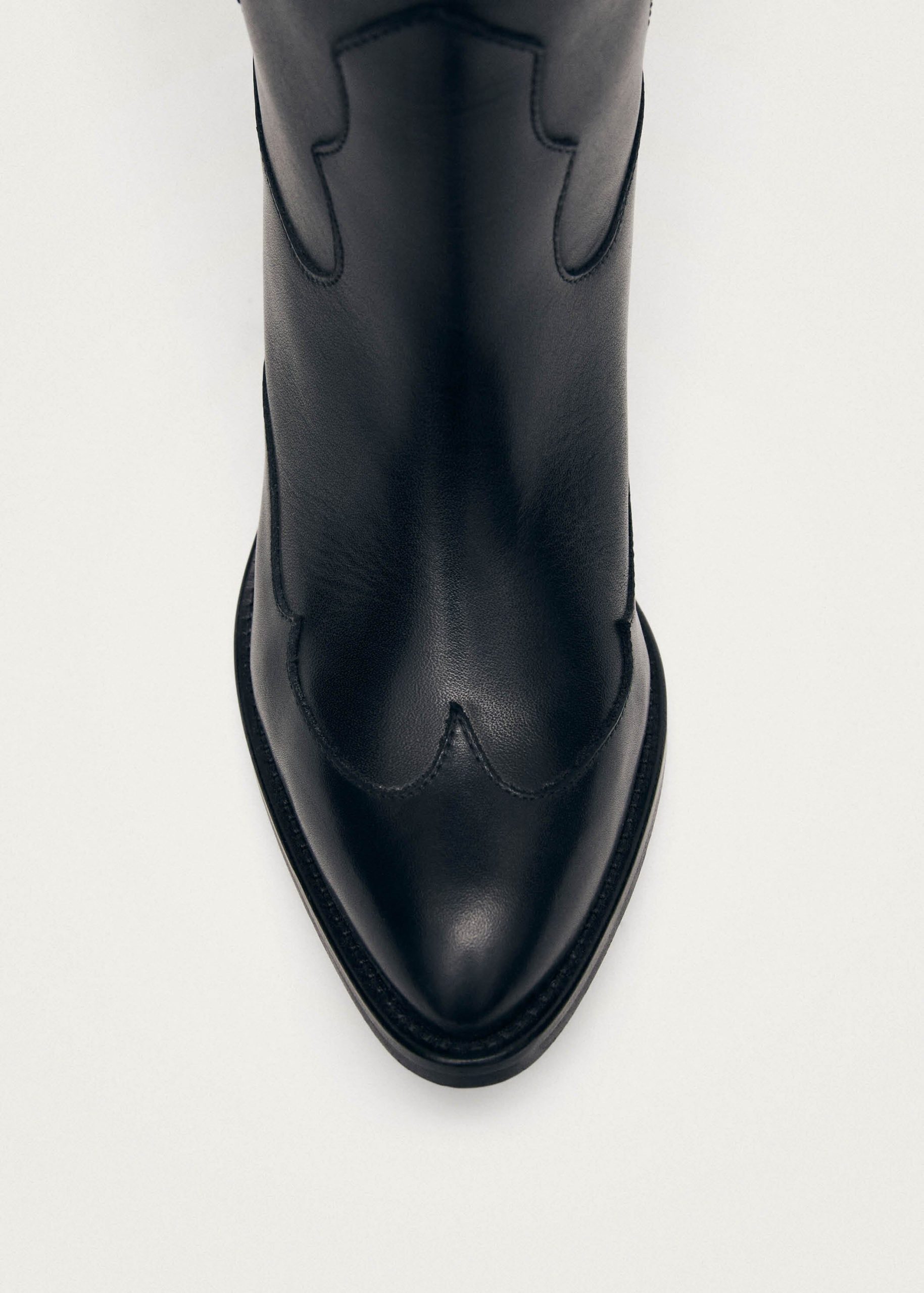Liberty Black Leather Boots - Image 6