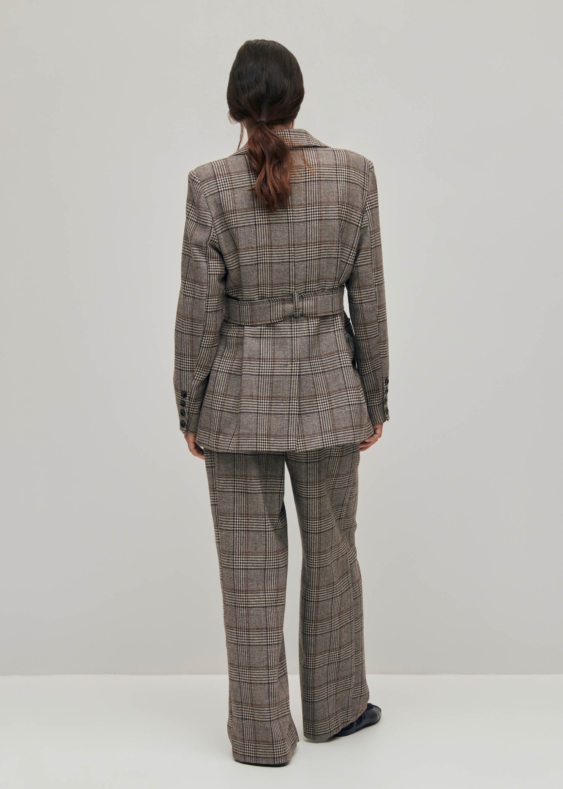 Nagano Checks Brown Blazer - Image 2