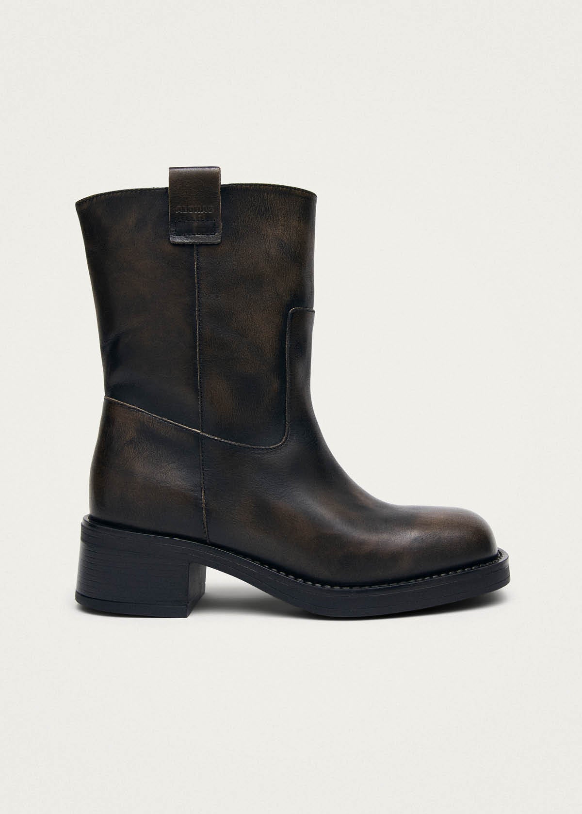 Rajan Brushed Brown Leather Boots