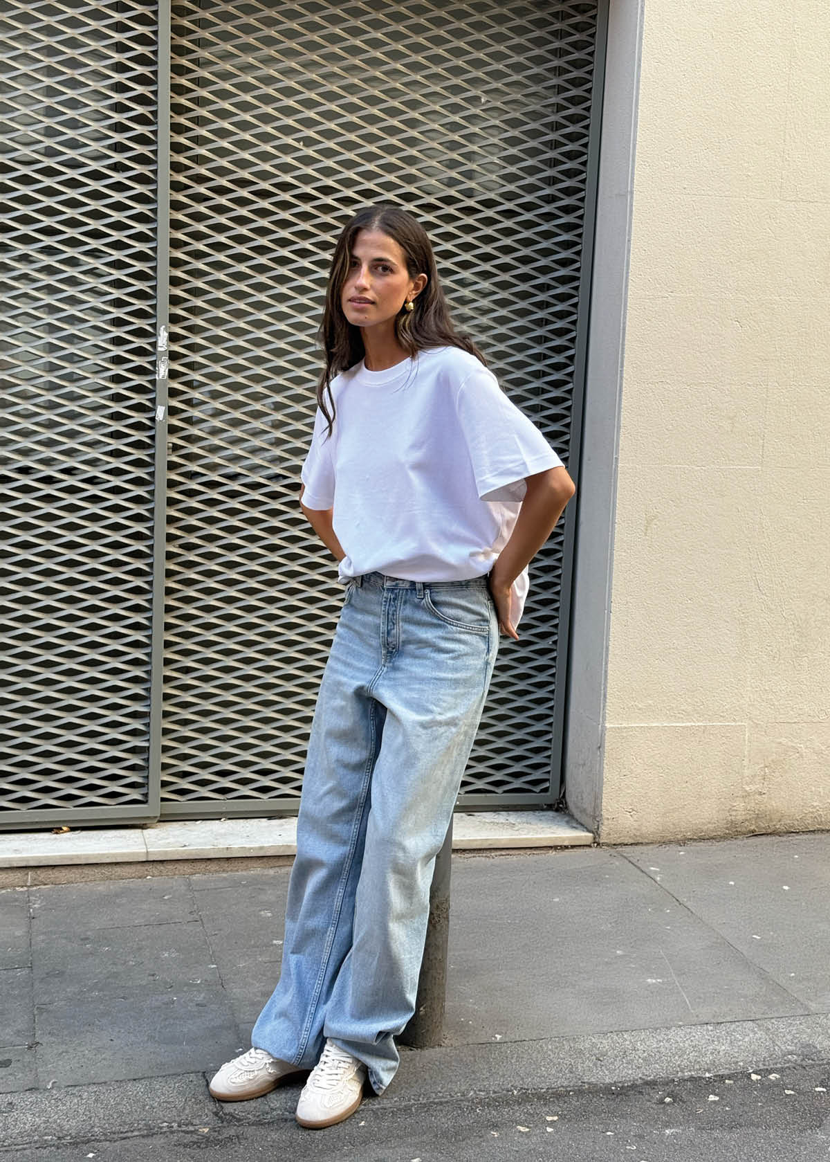 Tb.490 Crochet Cream Leather Sneakers - Image 2