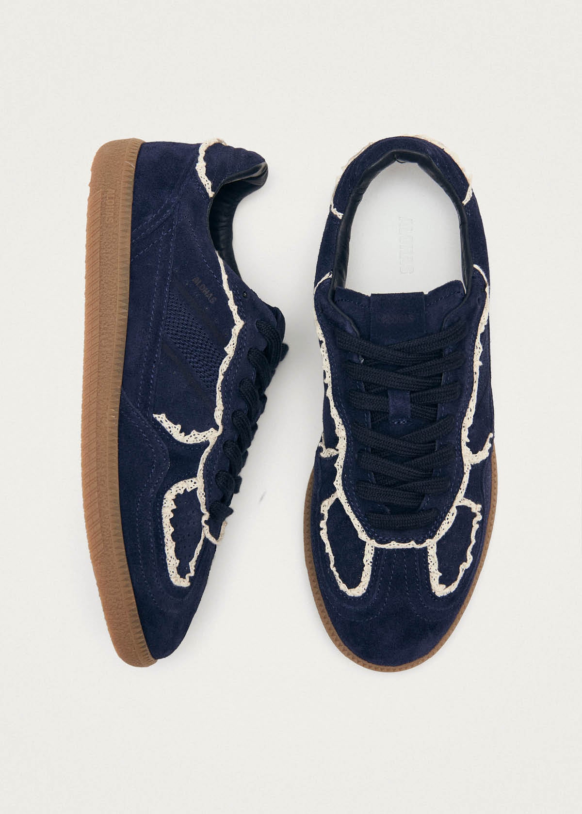 Tb.490 Crochet Navy Leather Sneakers - Image 8