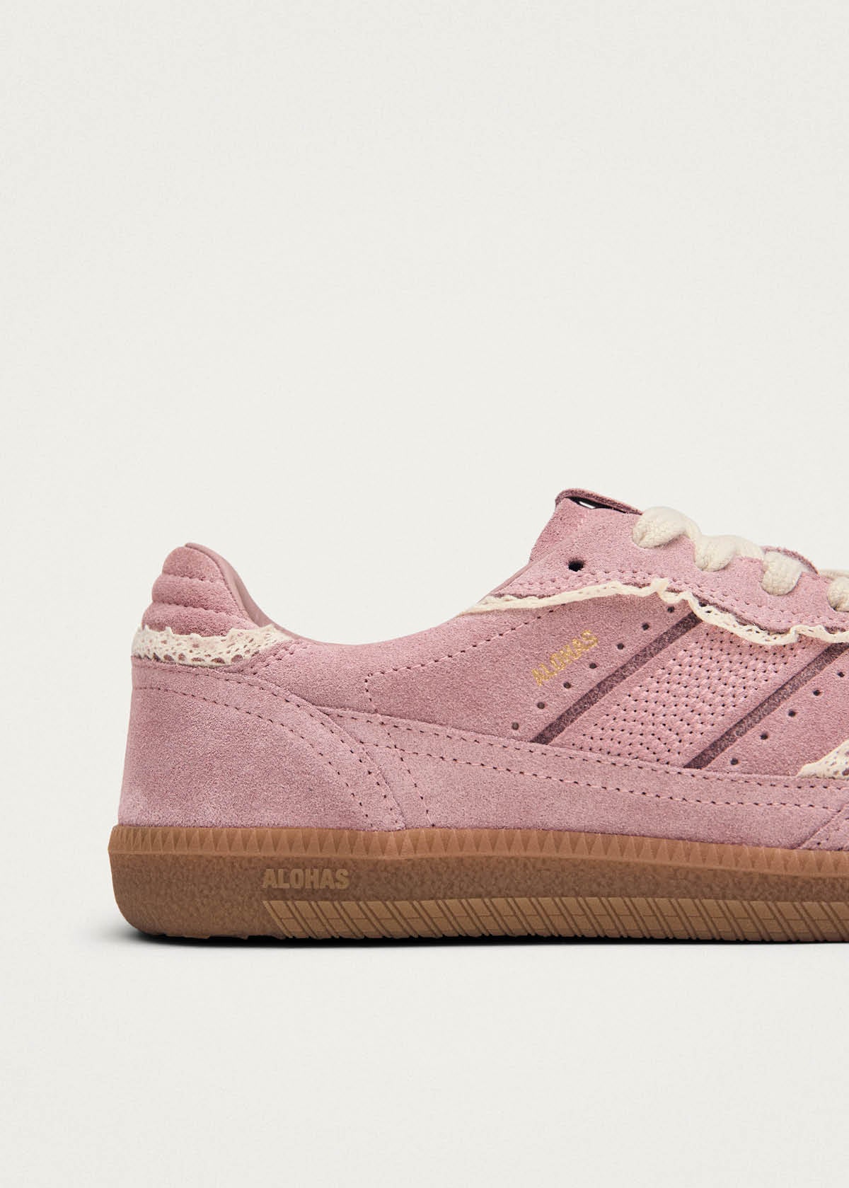 Tb.490 Crochet Pink Leather Sneakers - Image 7