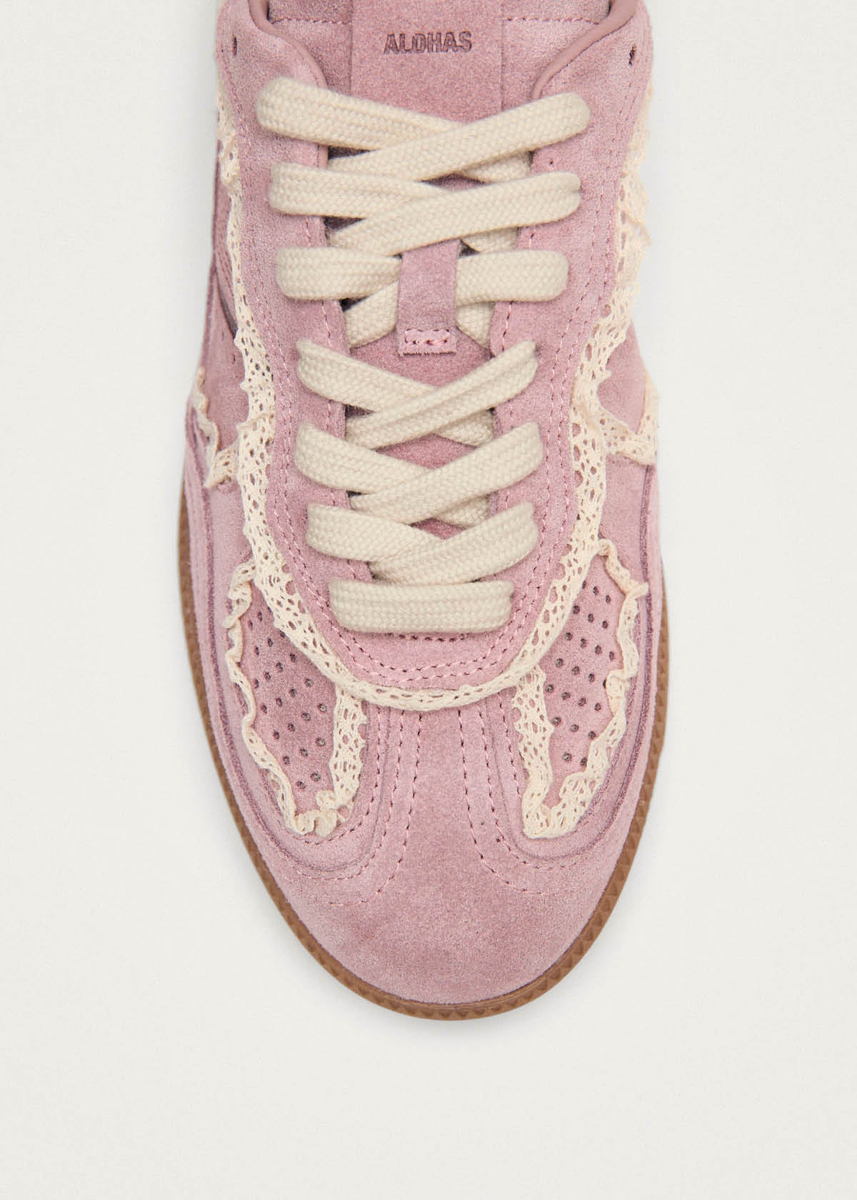 Tb.490 Mule Crochet Pink Leather Sneakers - Image 9