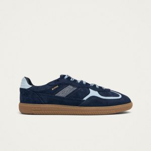 Tb.490 Rife Blue Tones Leather Sneakers