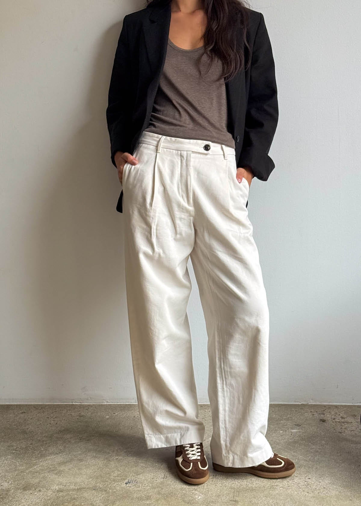 Tb.490 Rife Cocoa & Off White Leather Sneakers - Image 2