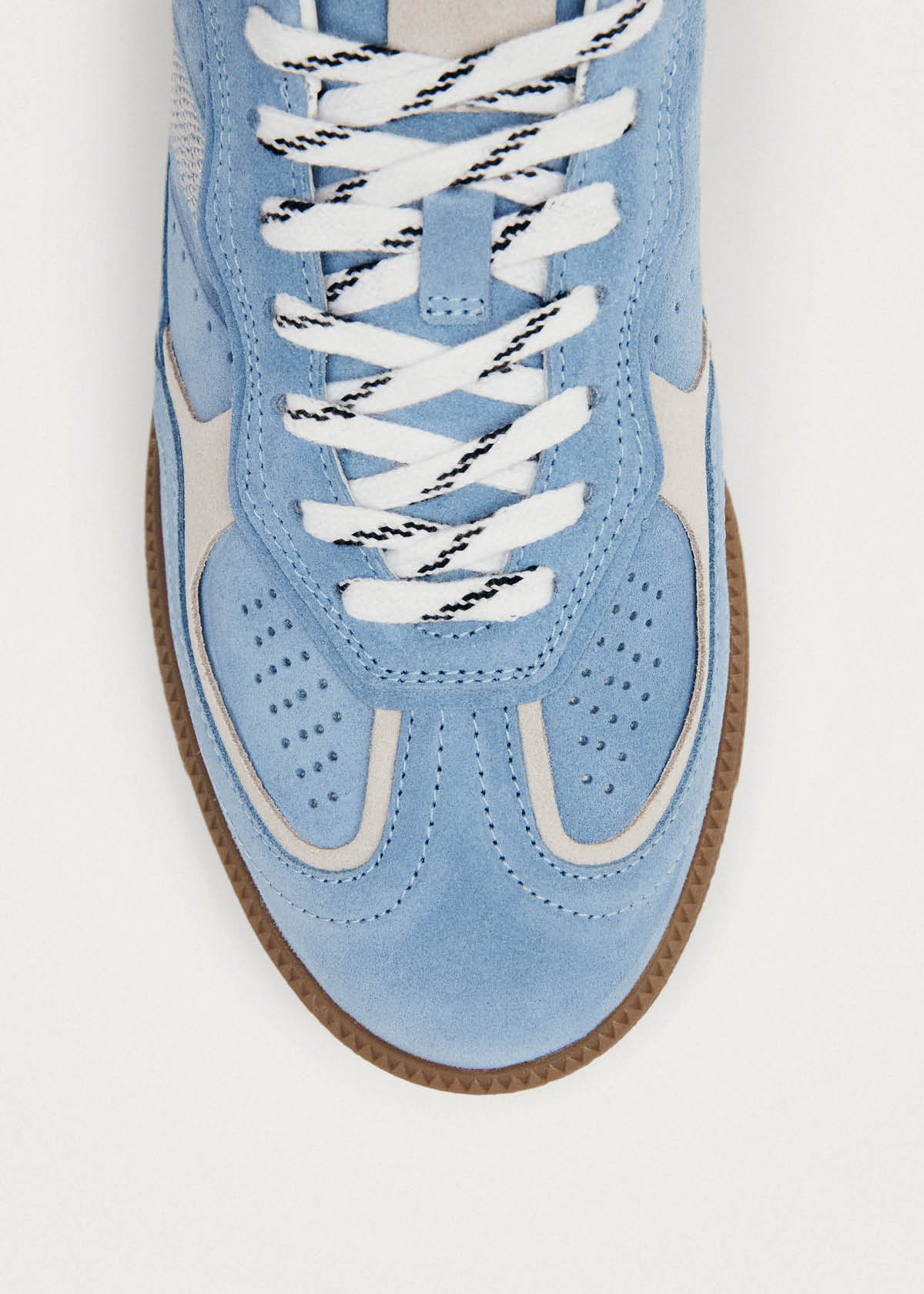 Tb.490 Rife Cornflower Blue Cream Leather Sneakers - Image 7