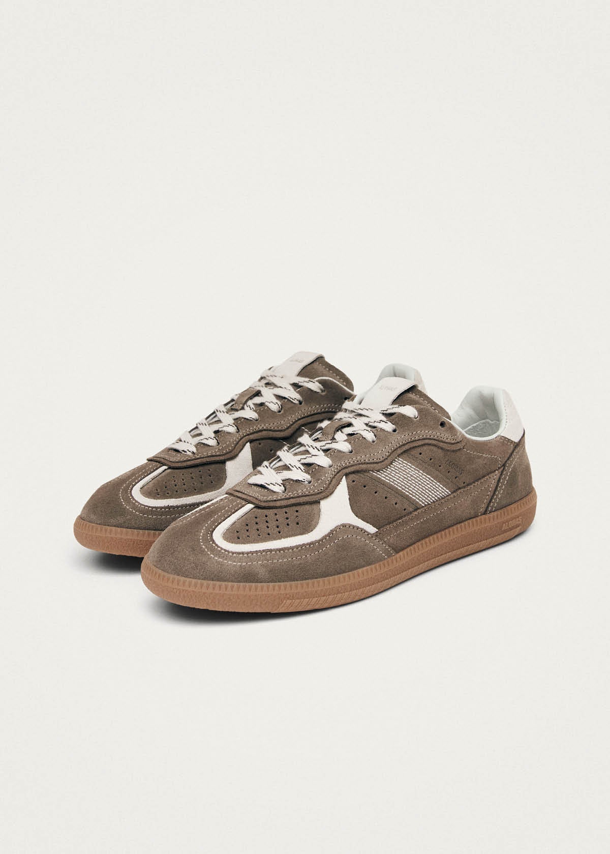 Tb.490 Rife Taupe Leather Sneakers - Image 2