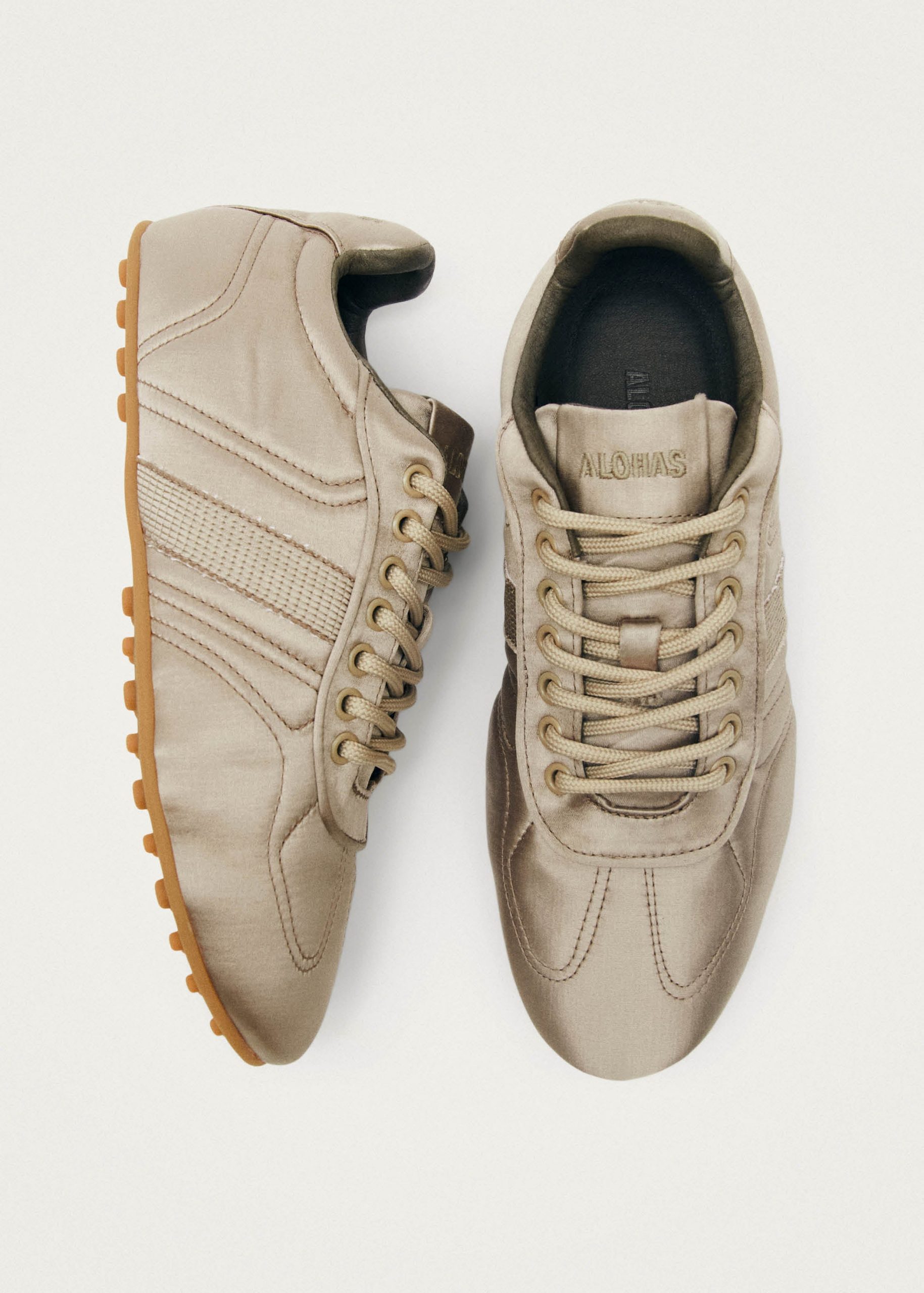 Tb.69 Rife Sheen Taupe Vegan Sneakers - Image 4