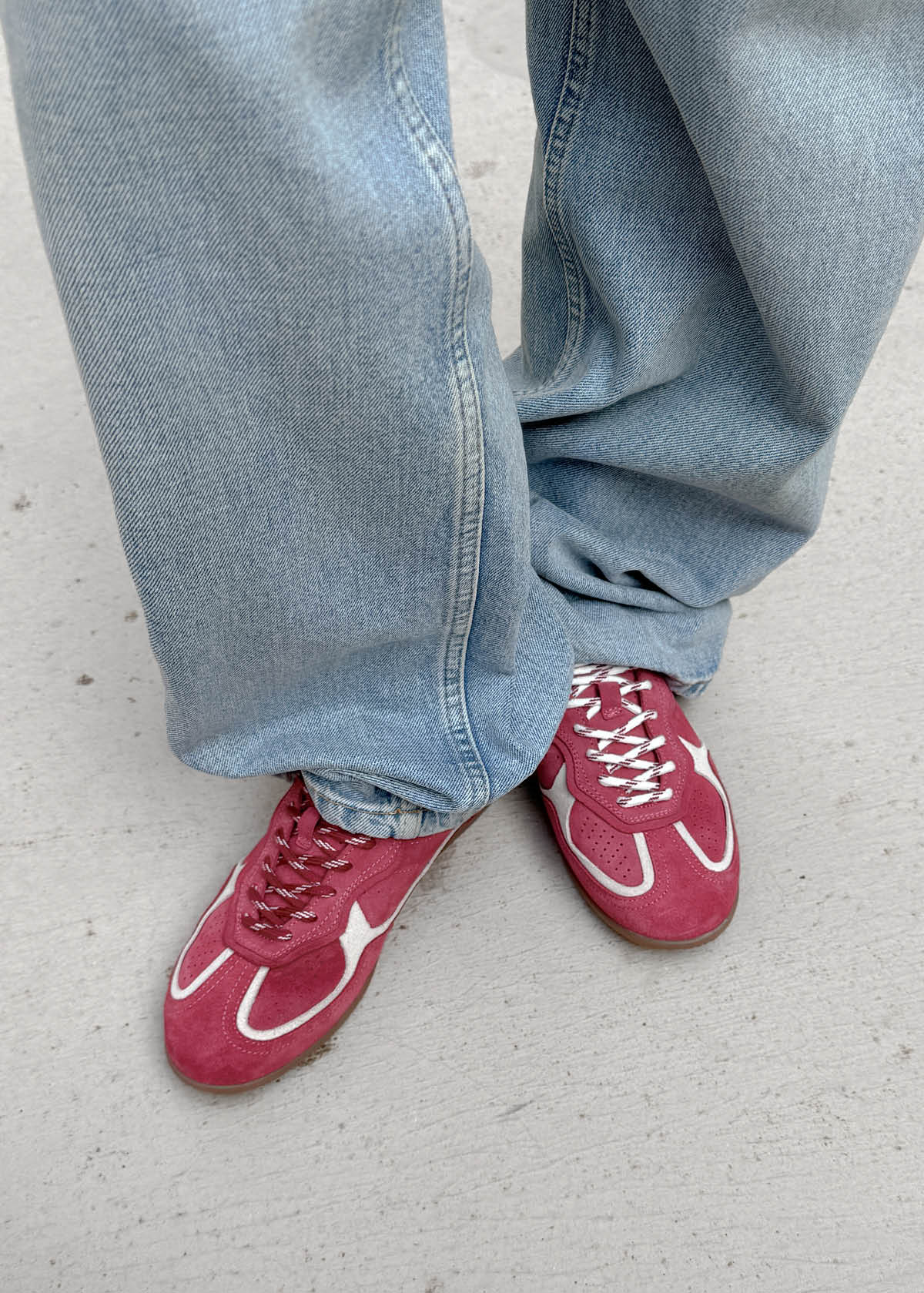 Tb.91 Suede Raspberry Leather Sneakers - Image 2