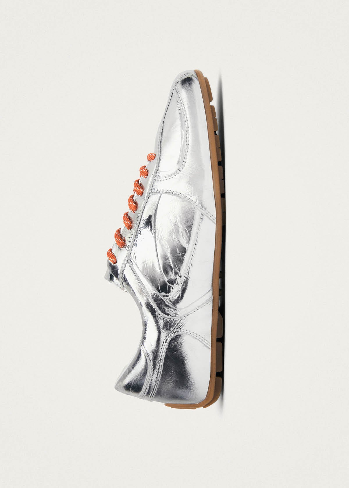 Tb.970 Shimmer Silver Leather Sneakers - Image 4