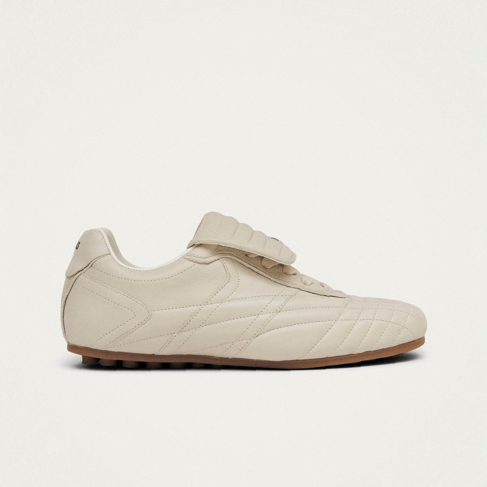 Tb.99 Cream Leather Sneakers - Image 3