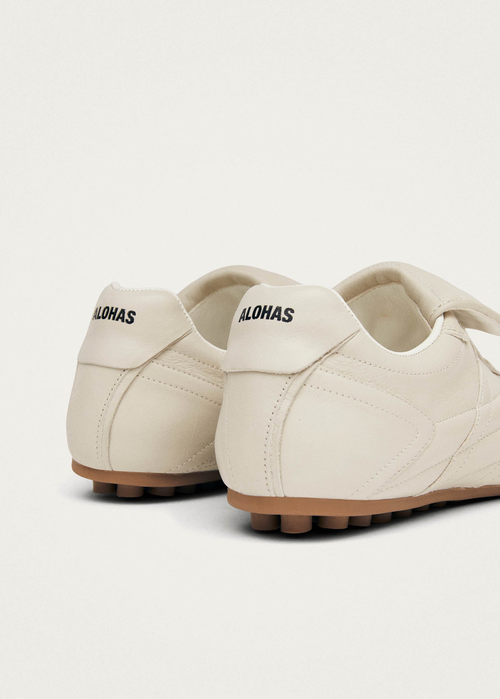 Tb.99 Cream Leather Sneakers - Image 7