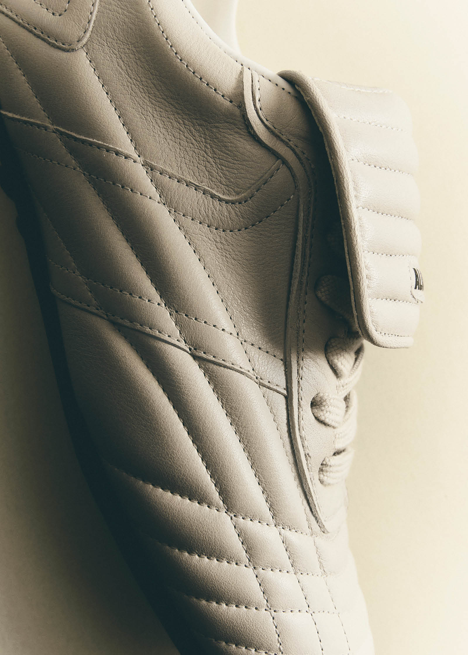 Tb.99 Cream Leather Sneakers - Image 2