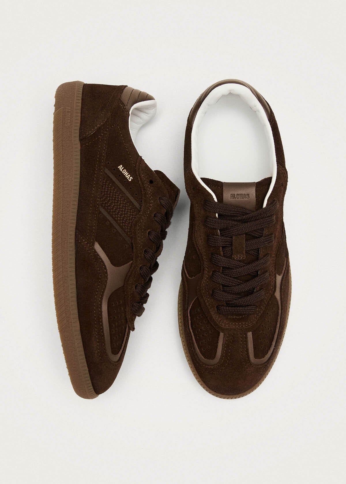 Tb.490 Rife Chocolate Brown Leather Sneakers - Image 5