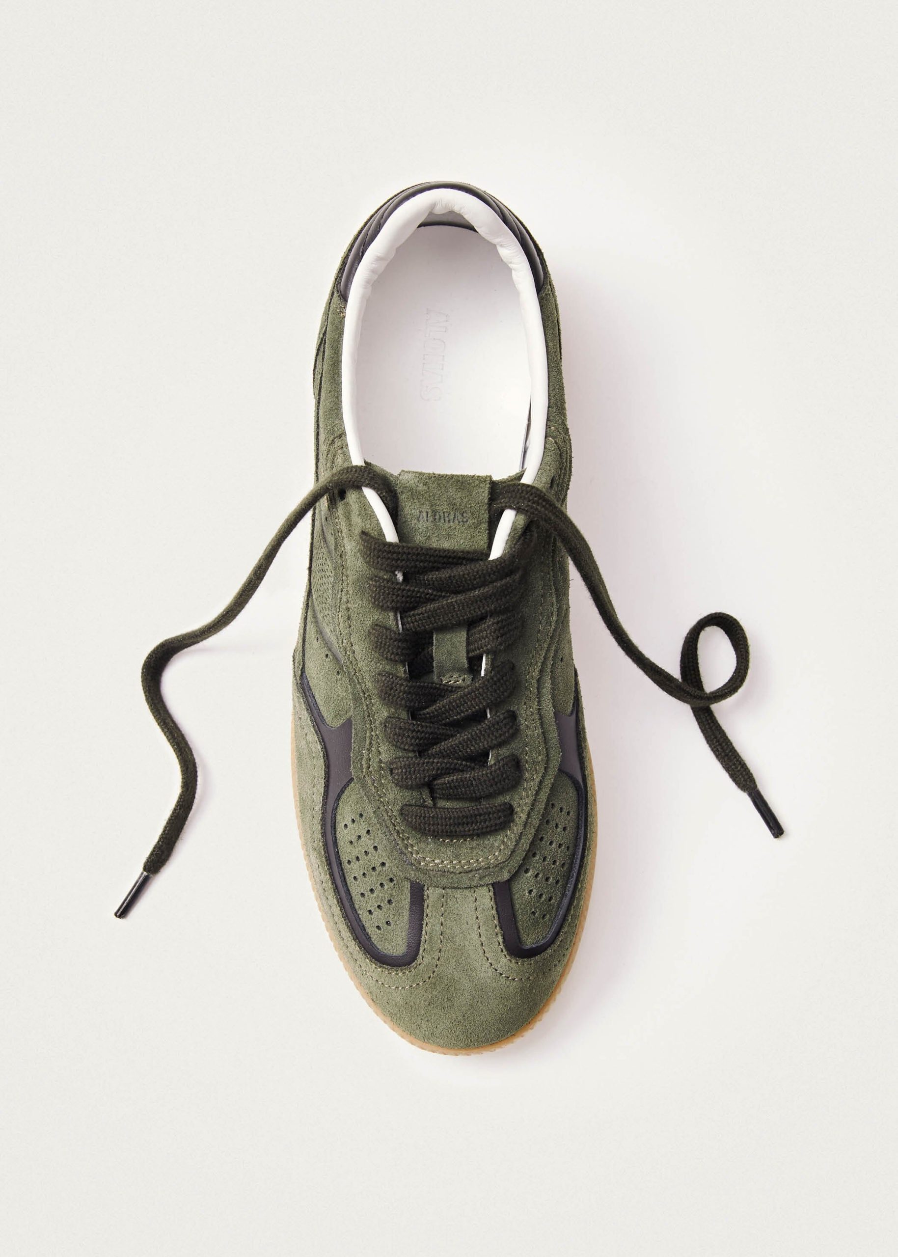 Tb.490 Rife Dusty Olive Leather Sneakers - Image 4