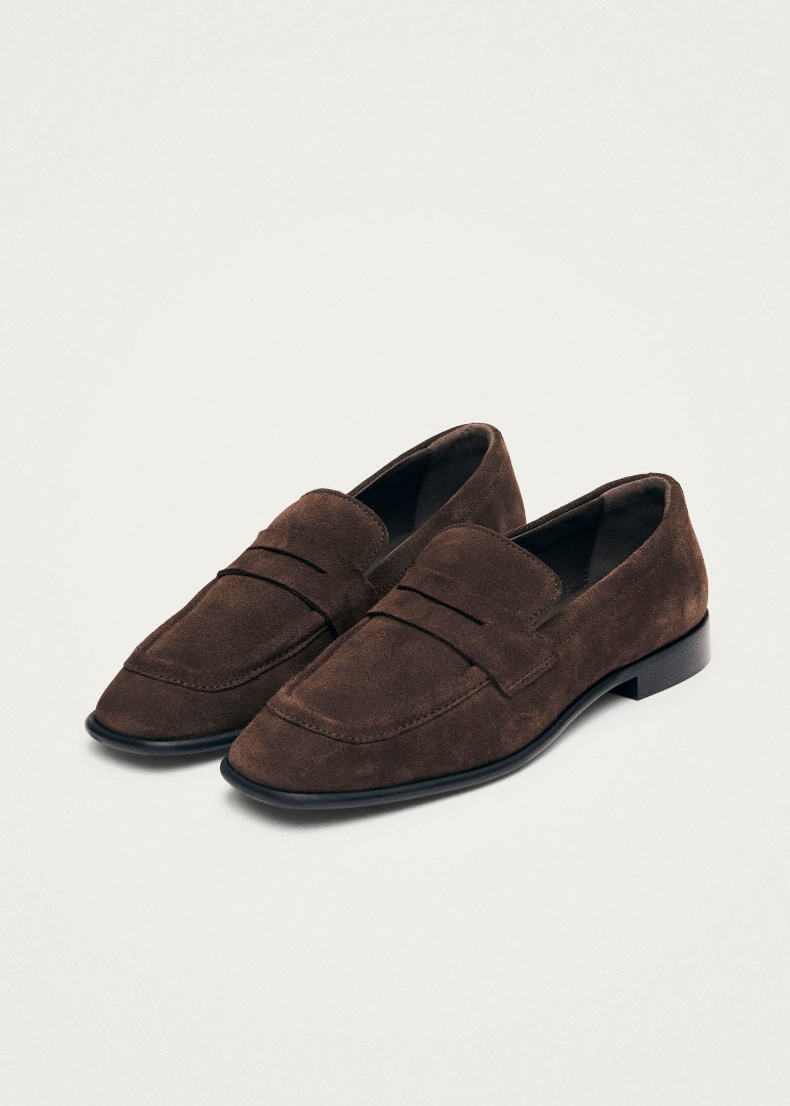 Zaha Suede Brown Leather Loafers - Image 6