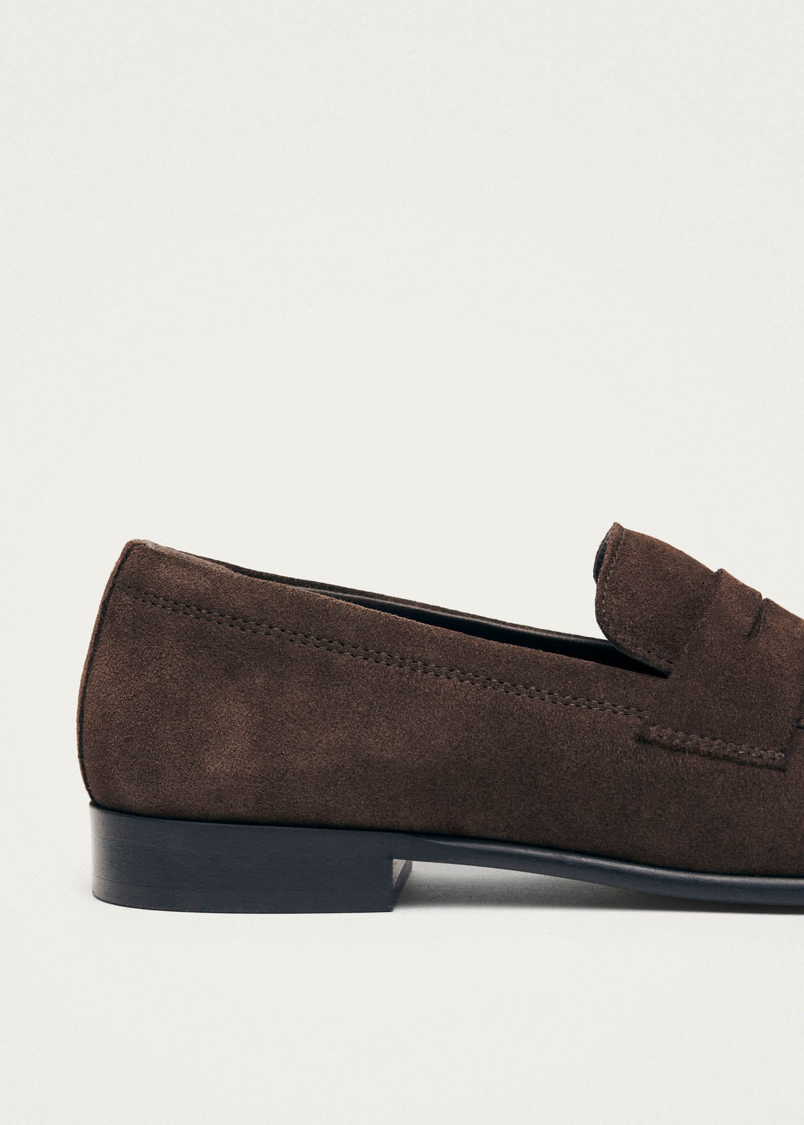 Zaha Suede Brown Leather Loafers - Image 7